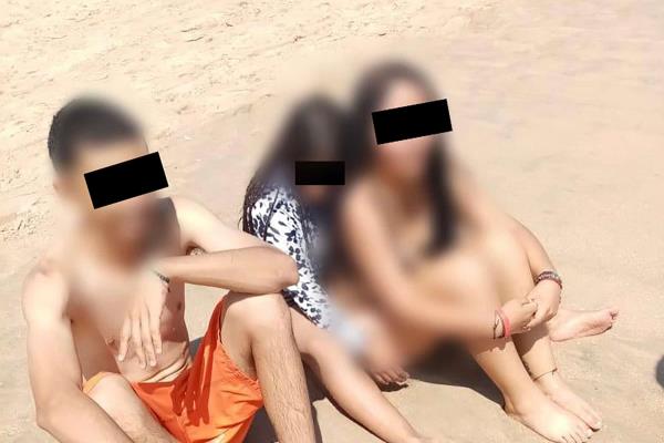 Salvavidas rescatan a dos adolescentes de morir ahogados, en playa Cerritos