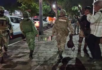 Ejército Mexicano retira granada encontrada en el Parque las Riberas, en Culiacán