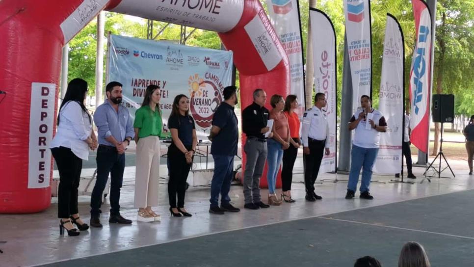 IMDA y Ayuntamiento de Ahome inauguran «Campamento de Verano 2022»