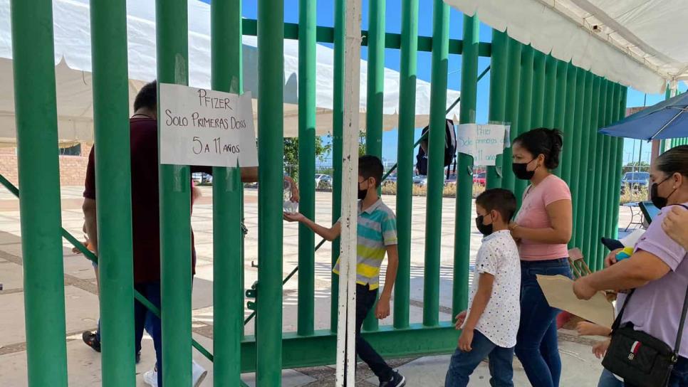 Se reactiva vacunación covid para niños de 5 años; no hay filas