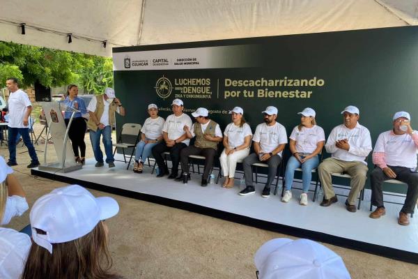 Arranca descacharrización en Culiacán para erradicar el dengue
