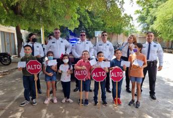 «Patrulleritos», un programa que inculca educación vial a los niños de Ahome