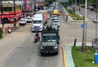 Arriban 250 elementos del Ejército a Mazatlán