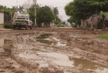 Caminos y calles de El Carrizo en mal estado; iniciarán reparaciónones