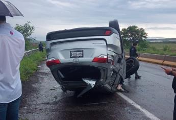 Se accidenta Subsecretario de Economía y exalcalde de Choix