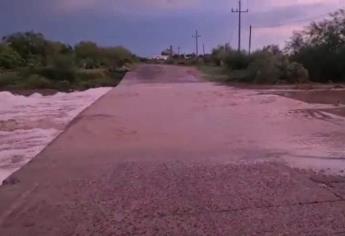 Lluvias desbordan el río Elota; dos pueblos incomunicadas