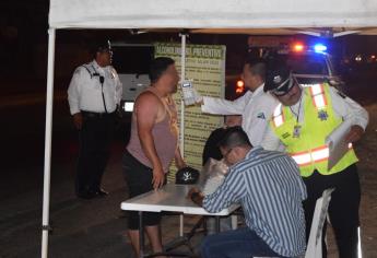 Vialidad se unirán al Alcoholimetro en Mazatlán: van contra choferes ebrios