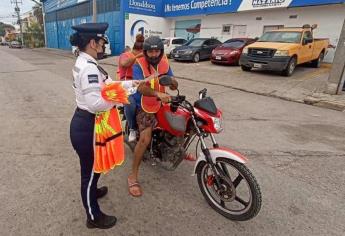 Fin de semana con mucho trabajo para agentes de tránsito en Mazatlán: motos sancionadas y vehículos retirados