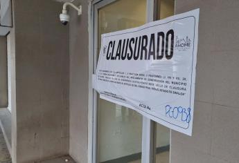 Por riesgo inminente clausuran temporalmente tienda departamental en Los Mochis 