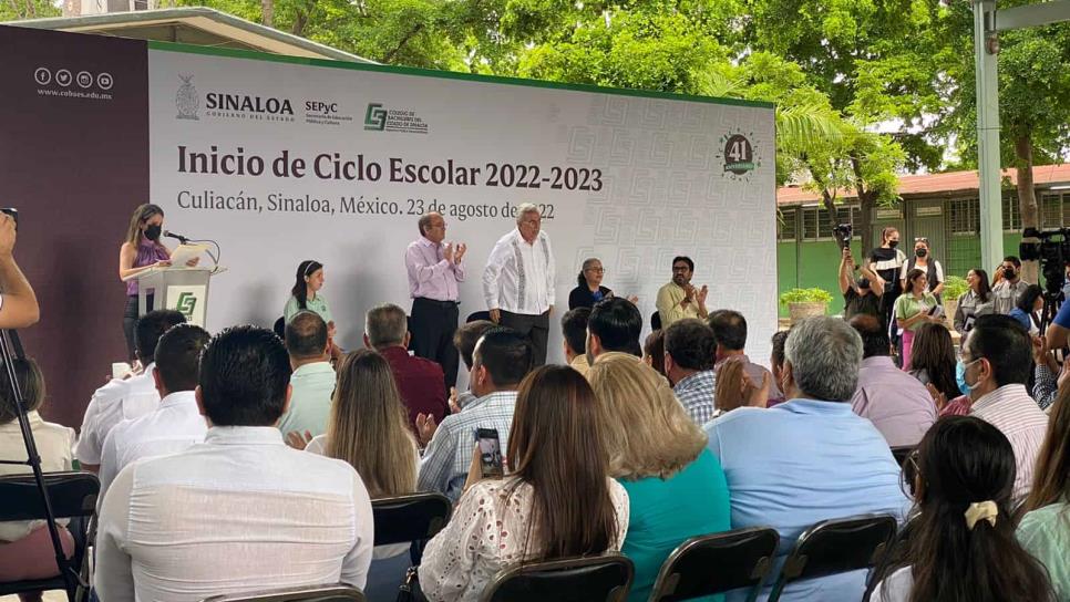 Con más de 11 mil alumnos de nuevo ingreso, Cobaes arranca ciclo escolar 2022-2023