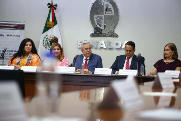 Secretaría de las Mujeres y Rocha Moya tienen su segunda sesión del Sistema Estatal para la Igualdad