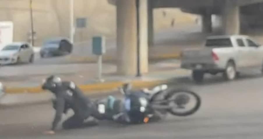 Arrollan a elemento del Escuadrón Motociclista de la Policía de Culiacán