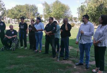 Imparten taller de Defensa personal inclusiva para personas con discapacidad visual y motora