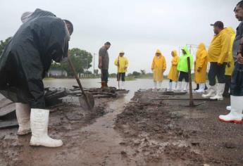 Solicitará Ayuntamiento de Ahome al gobierno estatal apoyos para paliar daños por lluvias