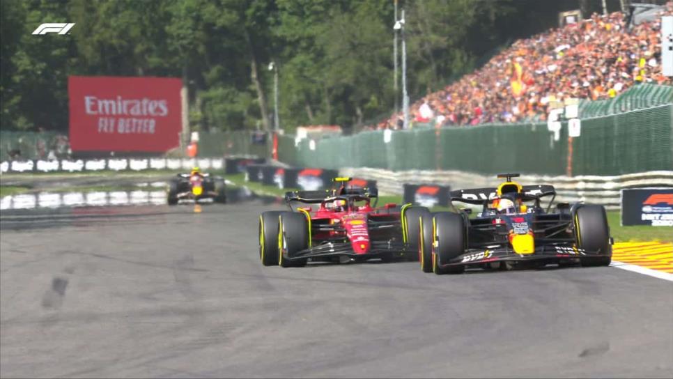 «Checo» Pérez finaliza segundo en el GP de Bélgica