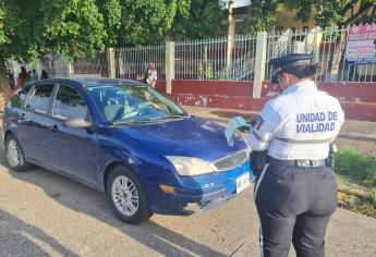 Con 100 elementos, implementa Tránsito operativo de regreso a clases en Culiacán