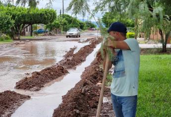 En zozobra vecinos del Poblado 5 por inundación; se sienten olvidados