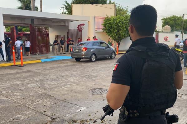 «Blindan» el CBTIS 51 de Mazatlán ante amenaza de tiroteo