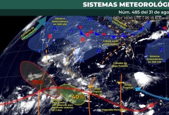 Se mantiene pronóstico de lluvias para Sinaloa