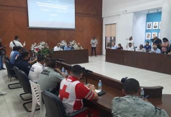 Más de mil elementos participarán en plan de prevención por posible huracán en Mazatlán