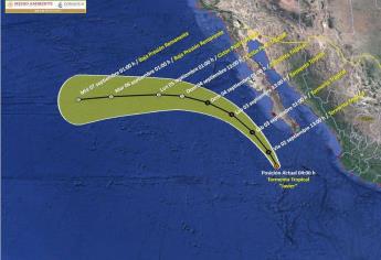 Se forma la Tormenta Tropical «Javier» en el Océano Pacífico