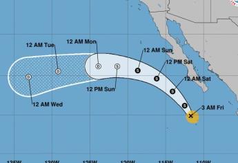 Tormenta «Javier» no representa peligro para Sinaloa: SMN