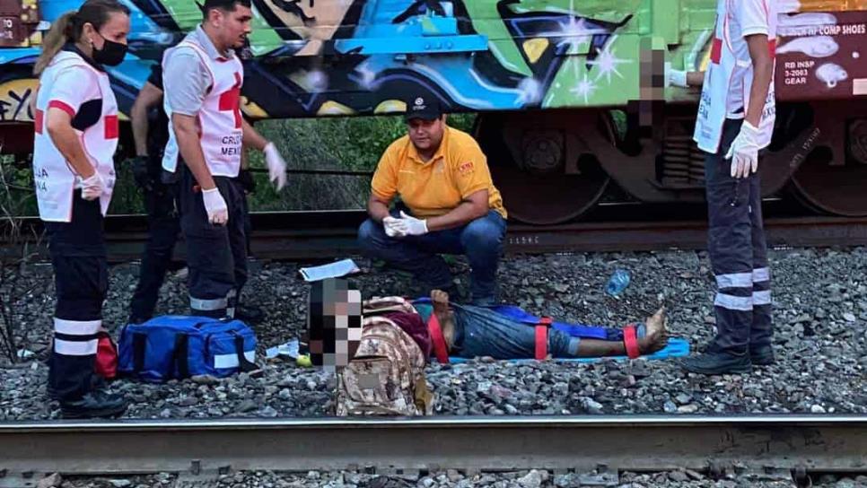 Trampa cae del tren y le amputa un brazo en Estación Sufragio, El Fuerte