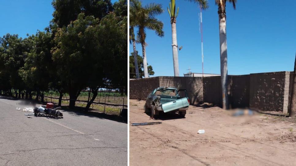 Aparatoso accidente deja a un joven y un adulto mayor sin vida en La 300