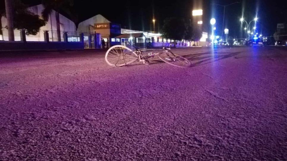 Atropellan y matan a ciclista en la Romanillo de Los Mochis