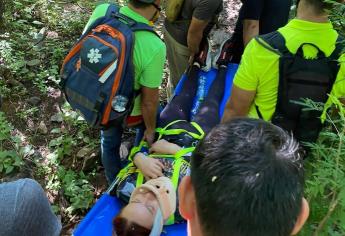 Mujer cae desde 6 metros de altura en las Cascadas de San Antonio