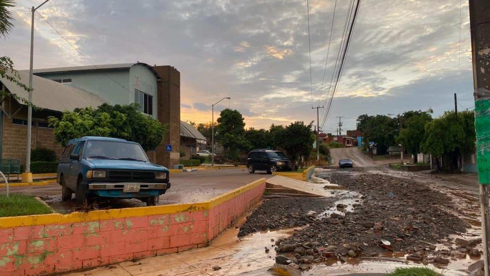 Descartan afectaciones por lluvias en zonas bajas y caminos rurales de Mazatlán