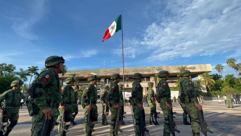 Militares en las calles son necesarios en Sinaloa: Rocha Moya