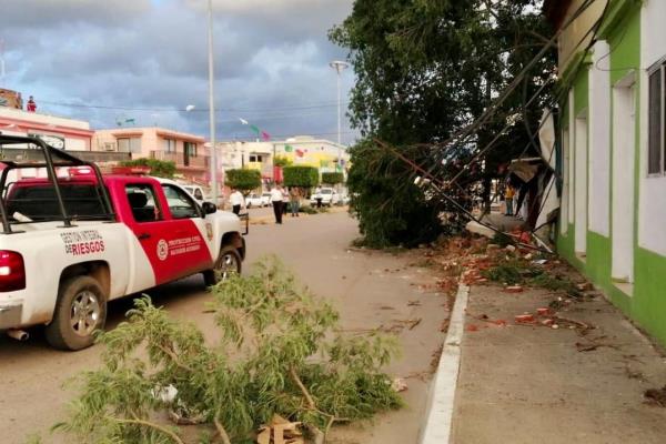 Gobierno de Sinaloa apoyará a familias afectadas por tornado