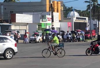 Bloquean la Gabriel Leyva por falta de luz en Kínder «Jesús García»