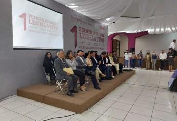 Presentan diputados de Morena su primer Informe legislativo en Guasave