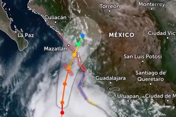 Huracán Orlene pierde fuerza, baja a categoría 3, pero el peligro continúa