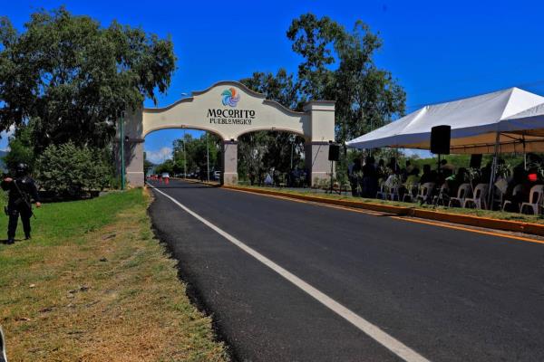 Mocorito estrena nuevo bulevar, “bonito y digno” presume Rocha Moya
