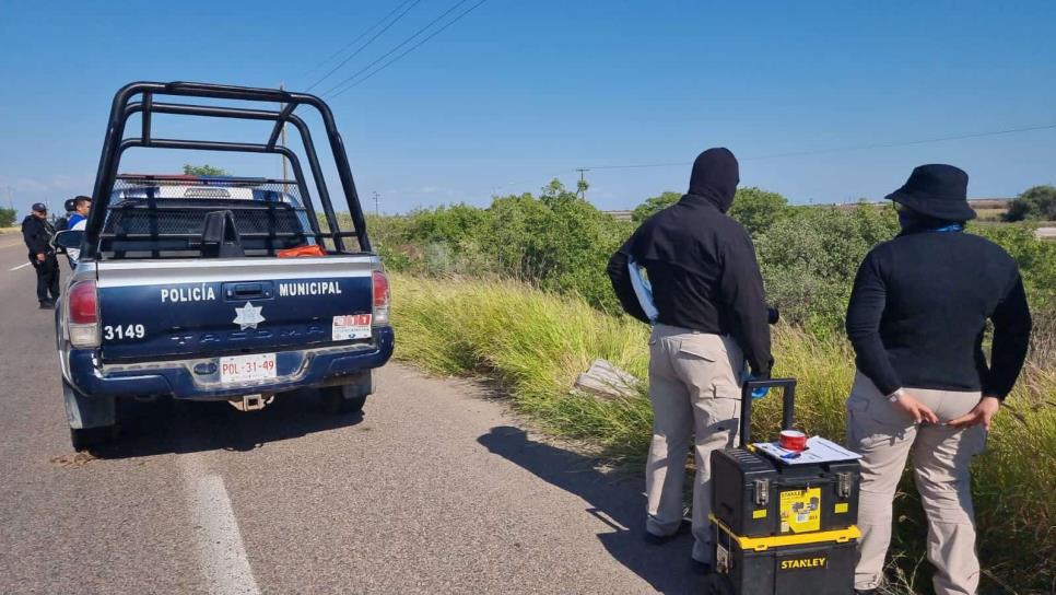 Hallan a hombre sin vida a un costado de la carrtera Navolato-Altata, en Navolato