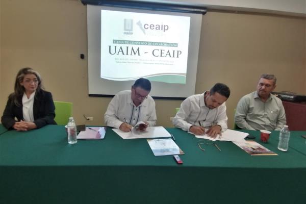 CEAIP y Universidad Autónoma Indígena de México firman convenio de colaboración