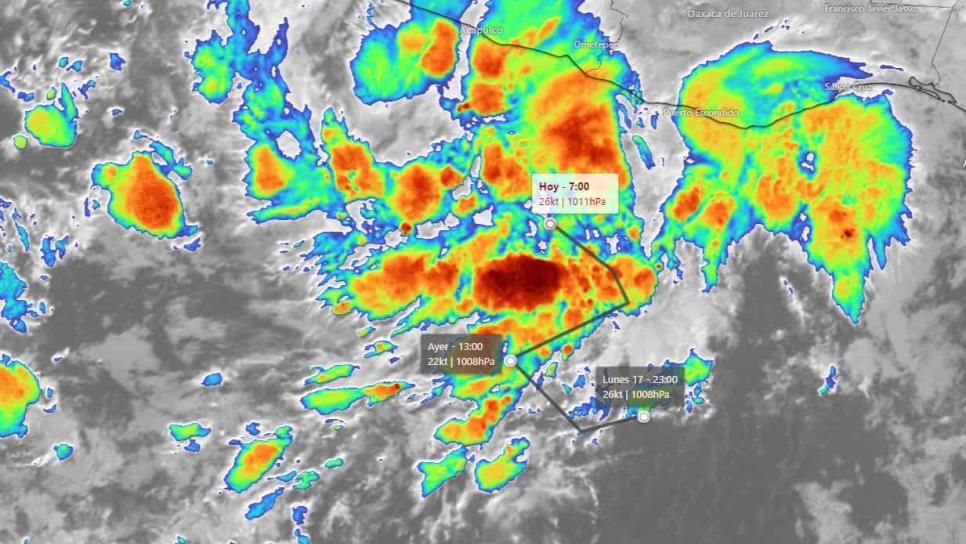 Se forma la depresión tropical 90-E en el Océano Pacífico