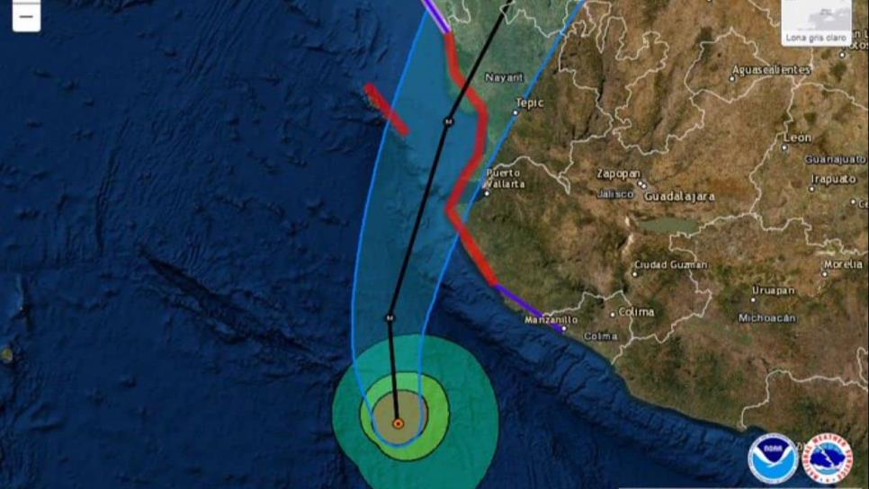 ¡Atención! «Roslyn» se intensifica rápidamente a categoría 4