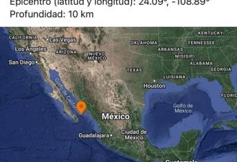 ¿Lo sentiste? tiembla en Navolato; el sismo fue de 4.3 grados