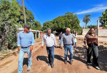 Alcalde de El Fuerte, Gildardo Leyva Ortega, supervisó trabajos en obra pública