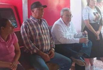 El Gobernador Rubén Rocha Moya visitó la comunidad del Teroque Viejo, en El Fuerte