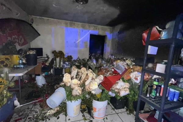 «Estamos muy cerca de agarrar al pícaro que lo hizo», Alcalde de Ahome sobre incendio de florería