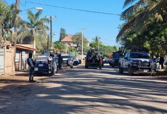 Enfrentamiento entre grupos armados, en Navolato deja auto calcinado y armas aseguradas.