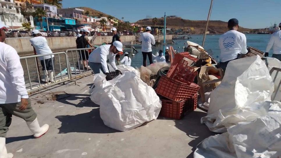 Con Bahia Limpia 2022, sacan 5 toneladas y media de plástico del mar