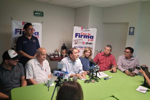 Partidos de oposición convocan a una marcha en contra de reforma electoral en Los Mochis