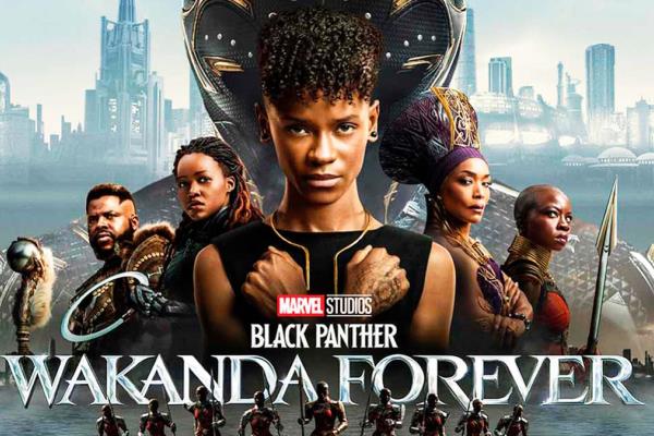 Con baile, actores celebran el estreno de Black Panther: Wakanda Forever