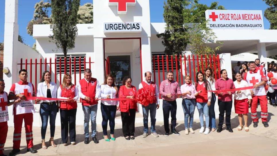 Inaugura alcalde de Badiraguato instalaciones remodeladas de Cruz Roja